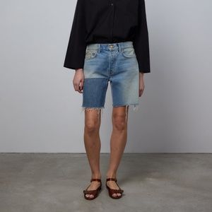 B SIDES Cut-Off Short Vintage Patchwork Tate